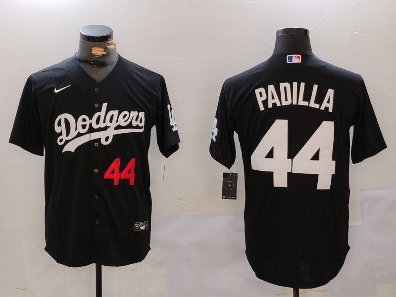 Men Los Angeles Dodgers #44 Padilla Black Game 2024 Nike MLB Jersey style 3->indianapolis colts->NFL Jersey